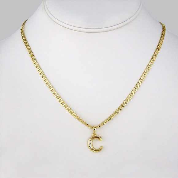 Jewelry - Gold Initial “C” Pendant Necklace